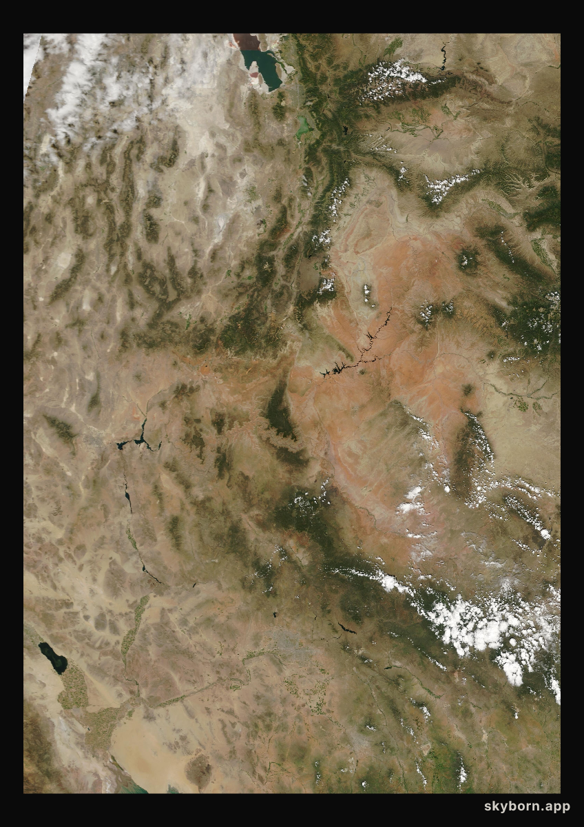 The Earth on 19 August 2008 · Colorado Plateau
