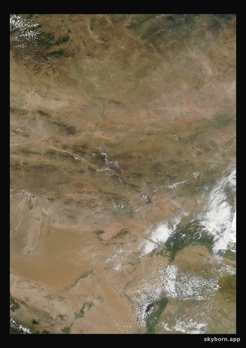 The Earth on 21 August 2008 · Gobi Desert