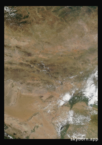 The Earth on 21 August 2008 · Gobi Desert