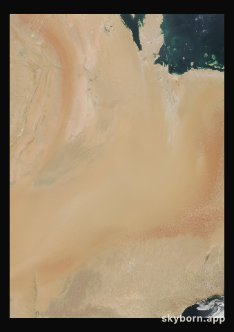 The Earth on 29 August 2008 · Empty Quarter, Arabia