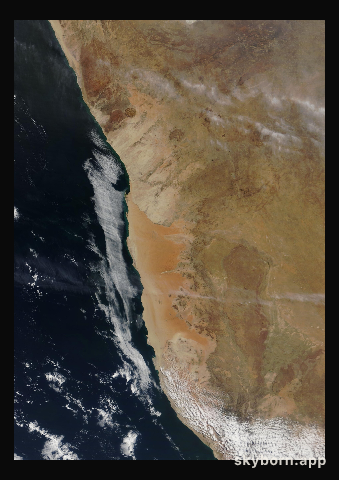 The Earth on 30 August 2008 · Namib Desert