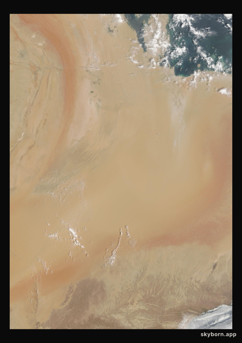 The Earth on 1 September 2008 · Empty Quarter, Arabia