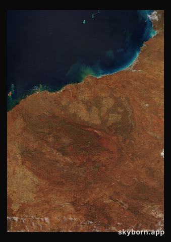 The Earth on 3 September 2008 · Pilbara, Western Australia