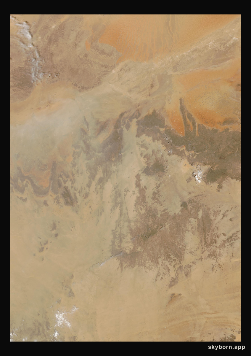 The Earth on 7 September 2008 · Sahara, Algeria