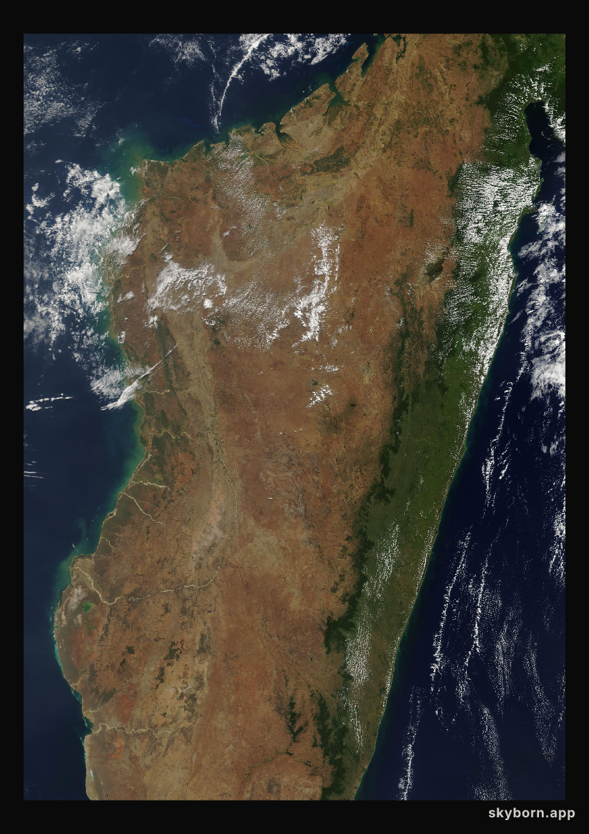The Earth on 9 September 2008 · Madagascar