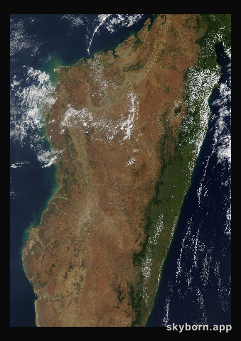 The Earth on 9 September 2008 · Madagascar