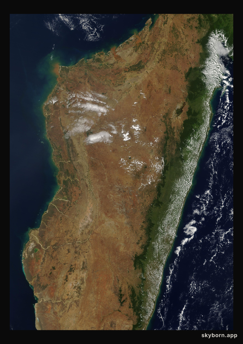 The Earth on 18 September 2008 · Madagascar