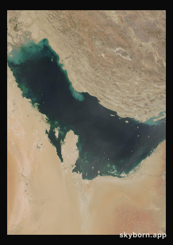 The Earth on 21 September 2008 · Persian Gulf