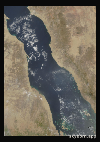 The Earth on 22 September 2008 · Red Sea