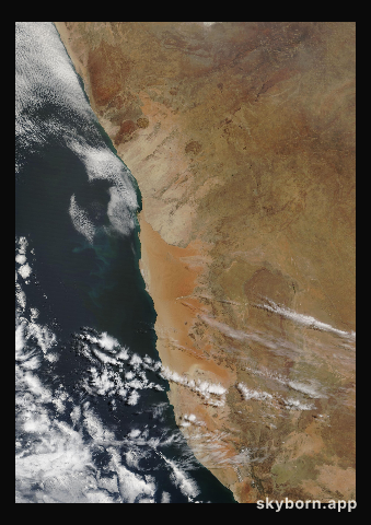The Earth on 24 September 2008 · Namib Desert