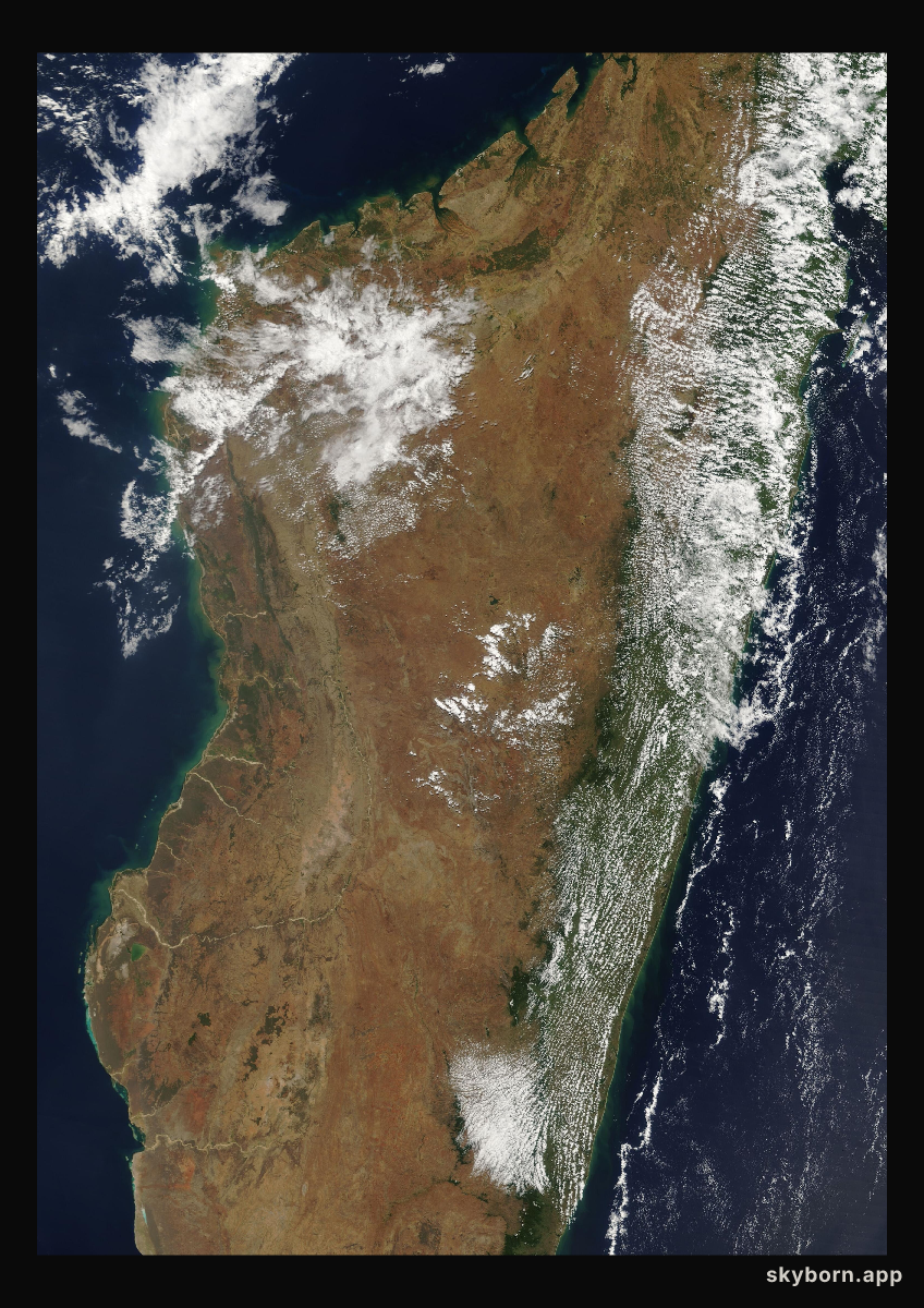 The Earth on 25 September 2008 · Madagascar