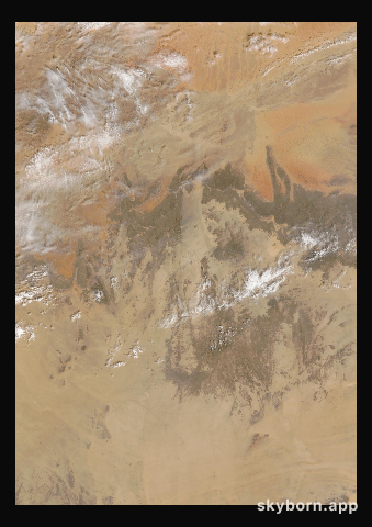 The Earth on 5 October 2008 · Sahara, Algeria