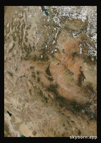 The Earth on 6 October 2008 · Colorado Plateau