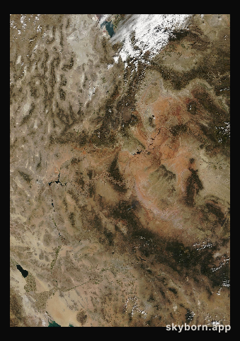 The Earth on 9 October 2008 · Colorado Plateau