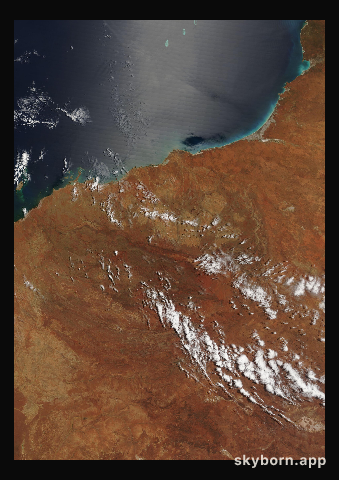 The Earth on 14 October 2008 · Pilbara, Western Australia