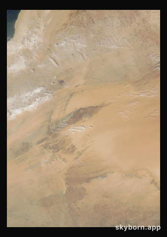 The Earth on 17 October 2008 · Eye of the Sahara, Mauritania
