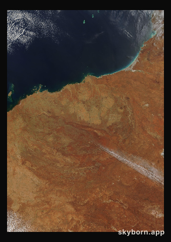 The Earth on 25 October 2008 · Pilbara, Western Australia
