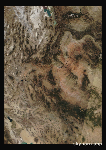 The Earth on 28 October 2008 · Colorado Plateau