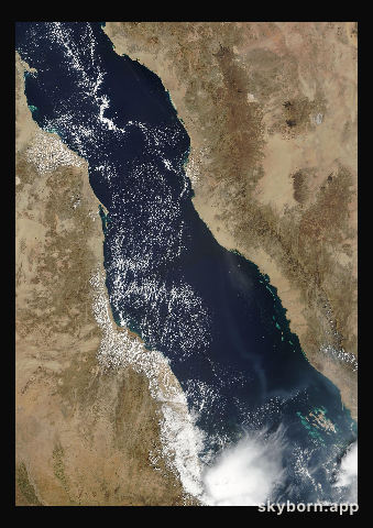 The Earth on 29 October 2008 · Red Sea