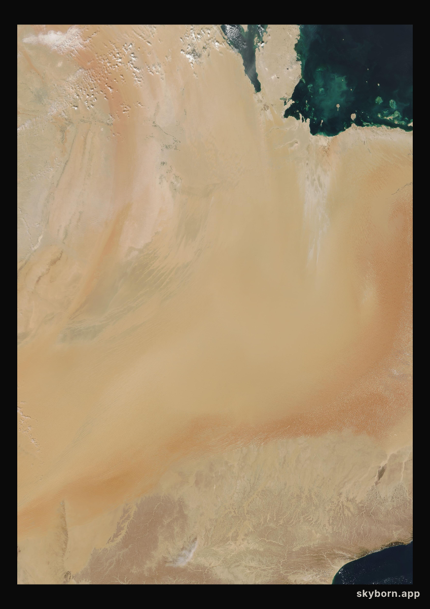 The Earth on 30 October 2008 · Empty Quarter, Arabia