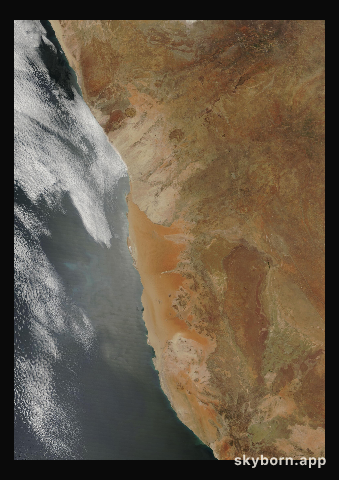 The Earth on 4 November 2008 · Namib Desert