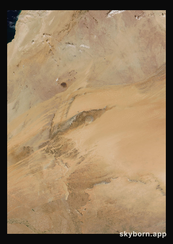 The Earth on 5 November 2008 · Eye of the Sahara, Mauritania