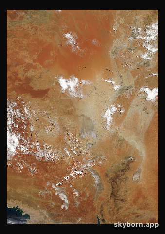 The Earth on 6 November 2008 · Lake Eyre, Australia