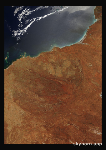The Earth on 8 November 2008 · Pilbara, Western Australia