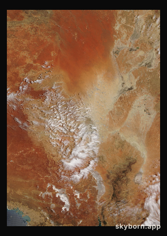 The Earth on 11 November 2008 · Lake Eyre, Australia