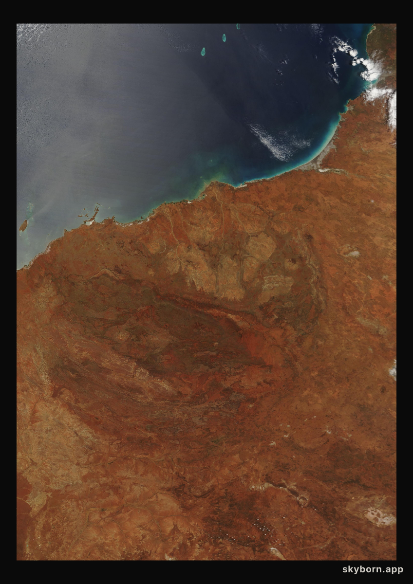 The Earth on 13 November 2008 · Pilbara, Western Australia