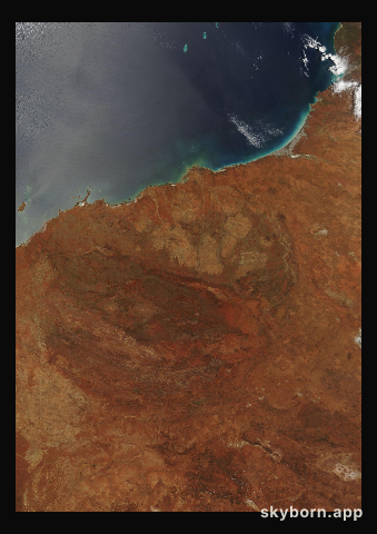 The Earth on 13 November 2008 · Pilbara, Western Australia