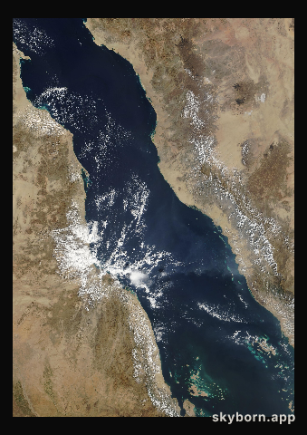 The Earth on 14 November 2008 · Red Sea