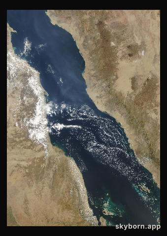 The Earth on 18 November 2008 · Red Sea