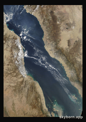 The Earth on 19 November 2008 · Red Sea