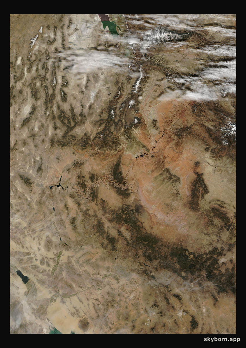 The Earth on 21 November 2008 · Colorado Plateau