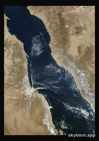 The Earth on 27 November 2008 · Red Sea