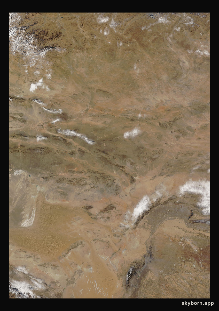 The Earth on 29 November 2008 · Gobi Desert