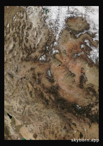 The Earth on 3 December 2008 · Colorado Plateau