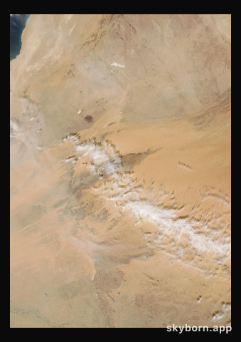 The Earth on 4 December 2008 · Eye of the Sahara, Mauritania