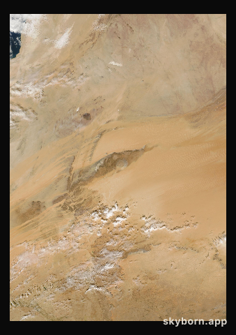 The Earth on 11 December 2008 · Eye of the Sahara, Mauritania