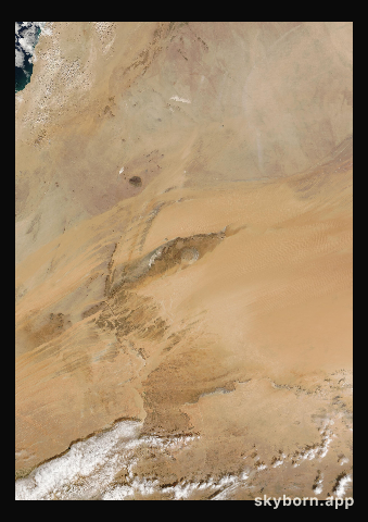 The Earth on 16 December 2008 · Eye of the Sahara, Mauritania