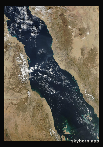 The Earth on 20 December 2008 · Red Sea