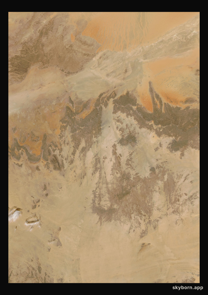 The Earth on 21 December 2008 · Sahara, Algeria