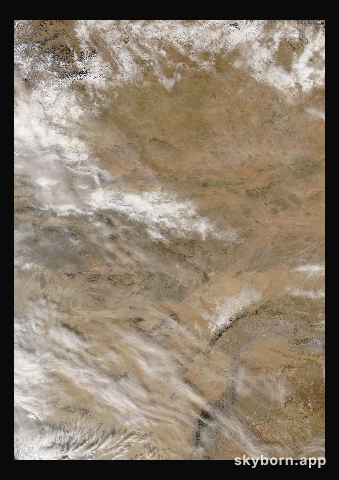 The Earth on 22 December 2008 · Gobi Desert