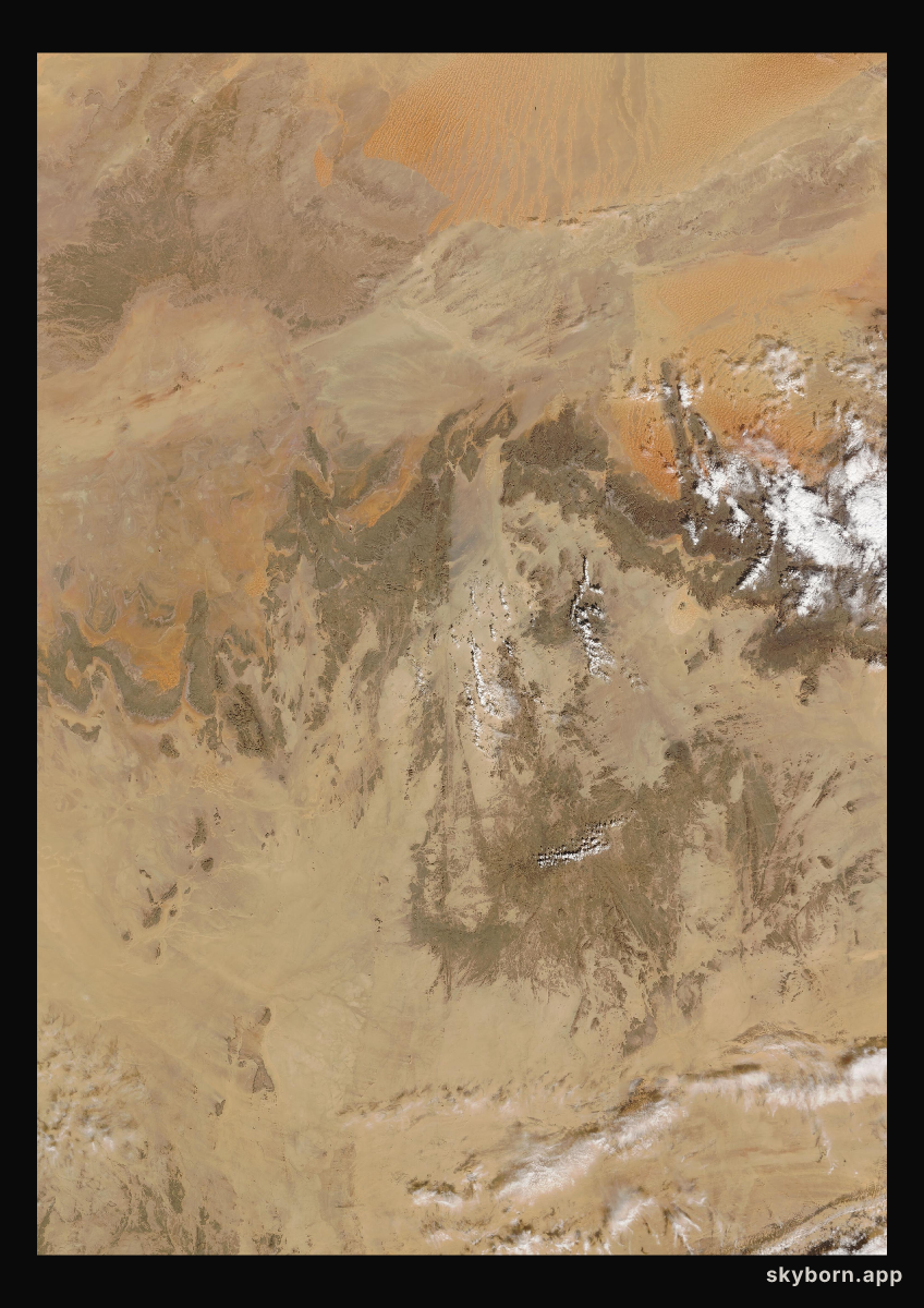 The Earth on 26 December 2008 · Sahara, Algeria