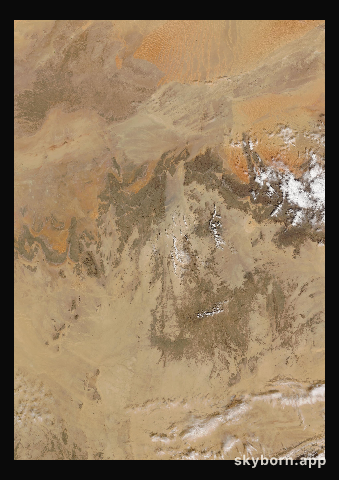 The Earth on 26 December 2008 · Sahara, Algeria