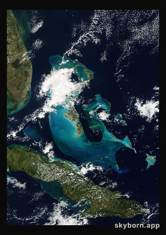 The Earth on 31 December 2008 · Bahamas