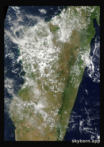 The Earth on 1 January 2009 · Madagascar