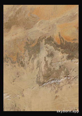 The Earth on 4 January 2009 · Sahara, Algeria