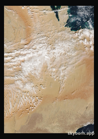 The Earth on 18 January 2009 · Empty Quarter, Arabia